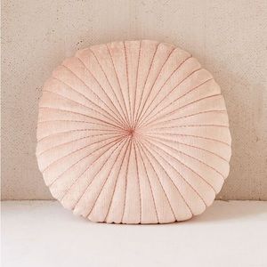 Urban Outfitters Pink Velvet Shelly Pillow